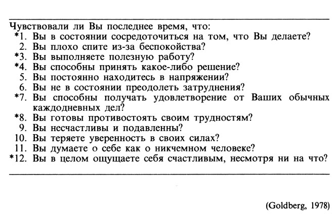  1.3. The General Health Questionnaire (  12 )